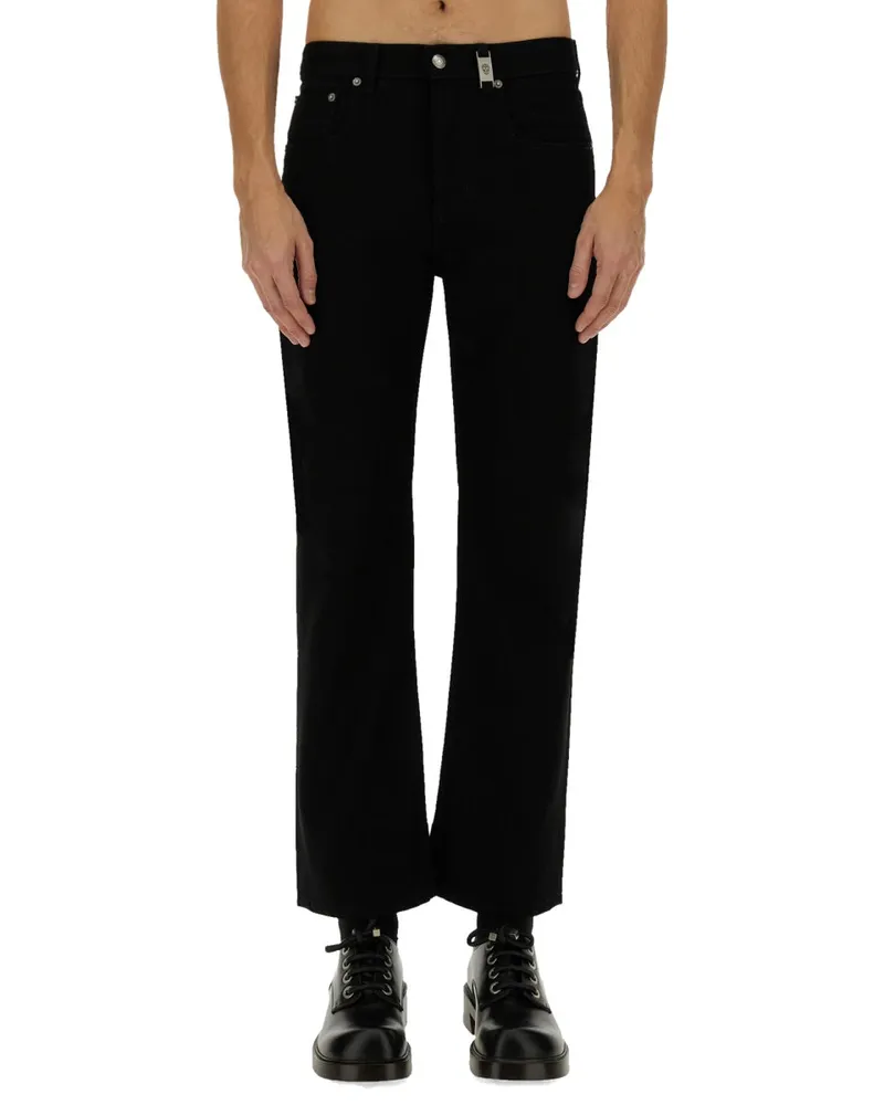 Alexander McQueen Alexander MC Queen Dame Bein Jeans Black