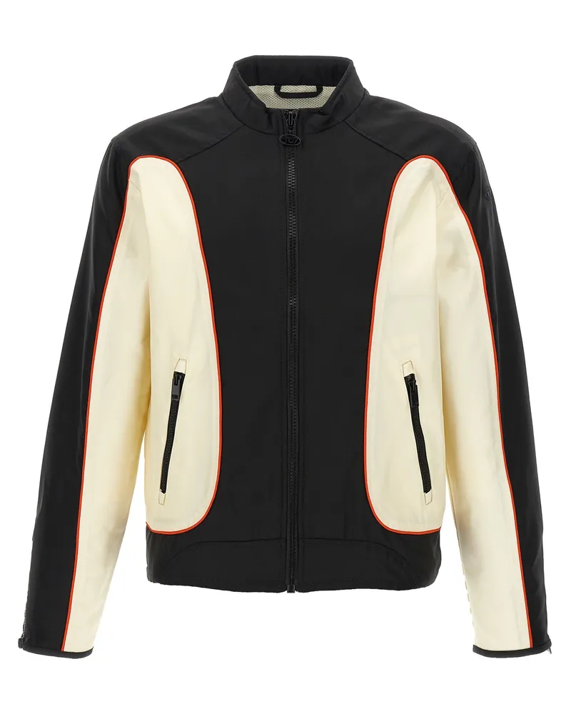 Diesel J Blink WRD' Jacke White