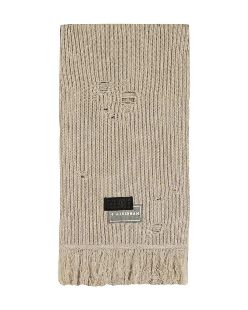 Maison Margiela Schal  Wool Beige Beige