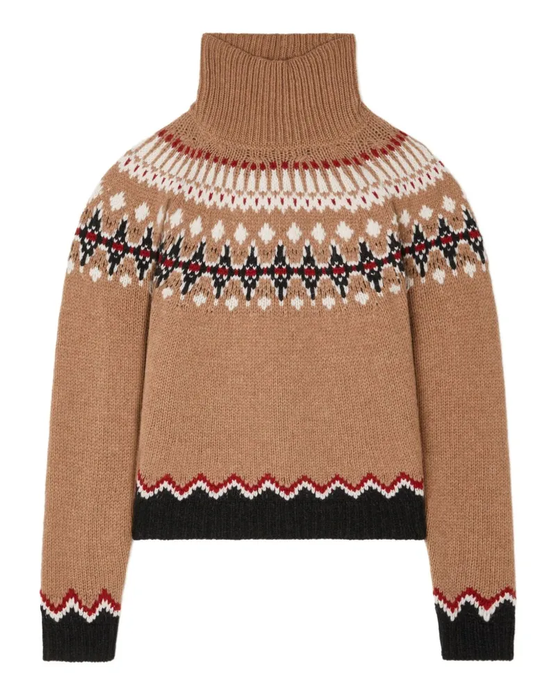 Alanui süßer Winter Wollschildkrötenhalsspringer Camel
