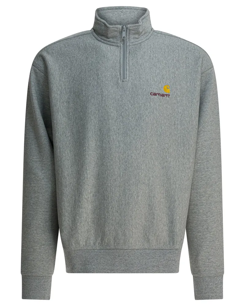 Carhartt WIP American Script“ Sweatshirt Grey