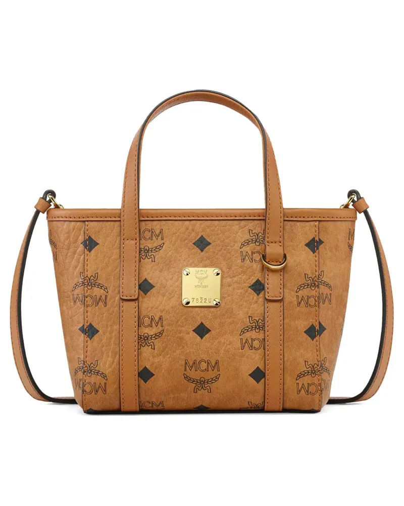 MCM Extra Mini "Toni Top Reißverschluss" in Visetos Buff