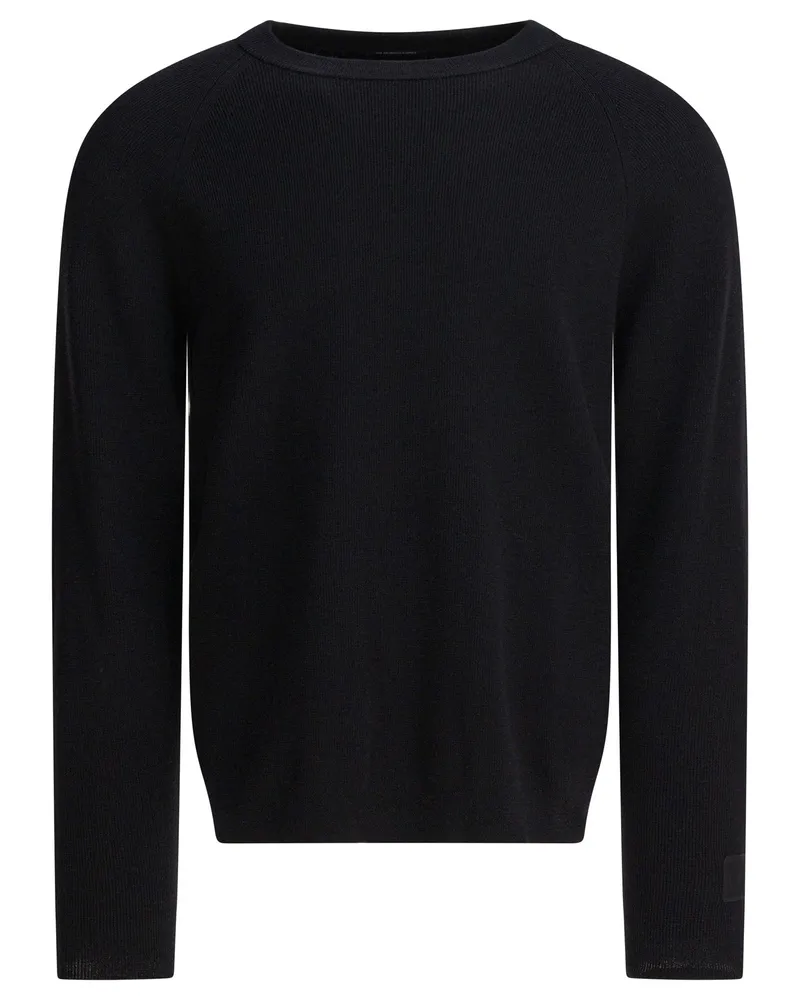 C.P. Company C.P. Rundhalspullover aus Wolle und Seide von Company Black