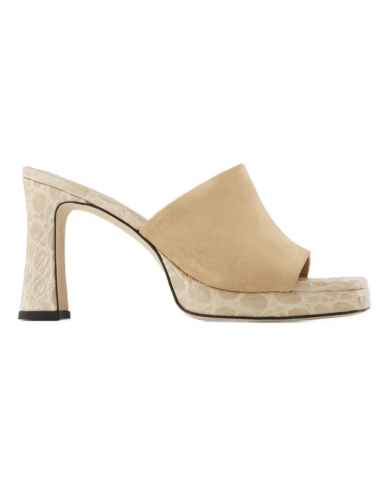 by FAR Beliz Mule bei weitem Kraftleder Nude