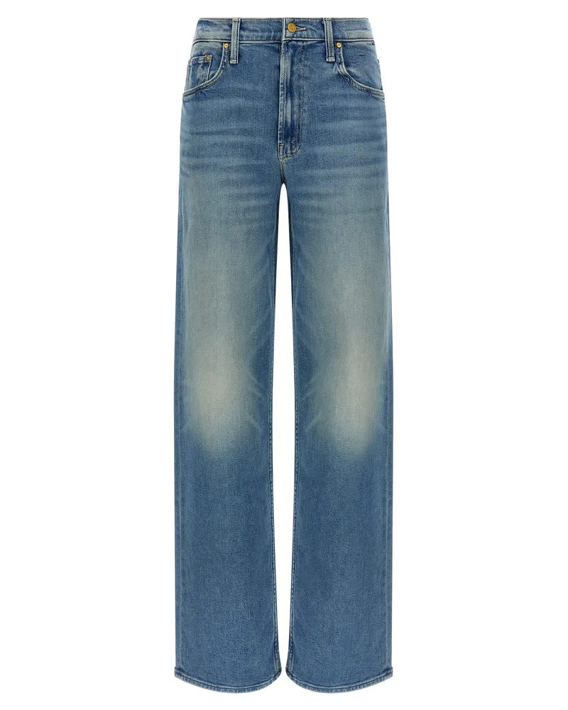 Mother Mutter 'The Spinner Zip Sneak' Jeans Light