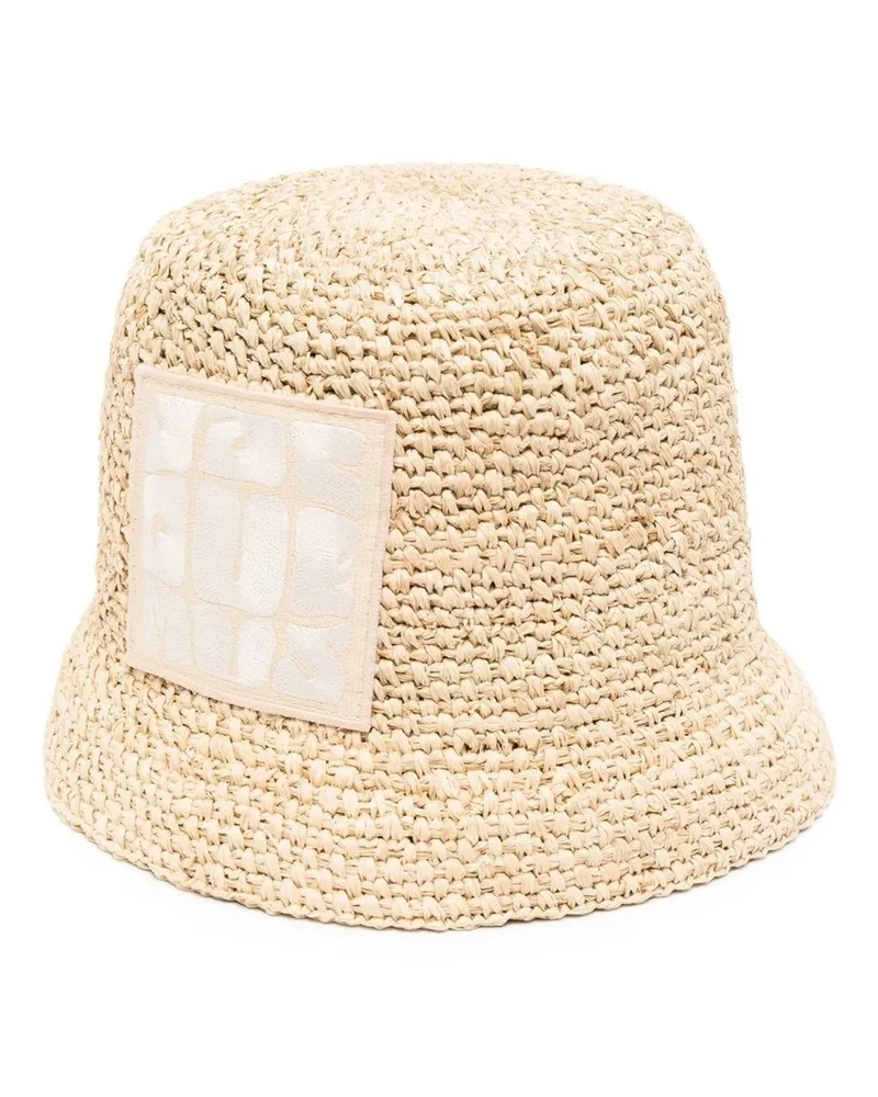 Jacquemus le Bob Ficiu Eimer Cap Beige