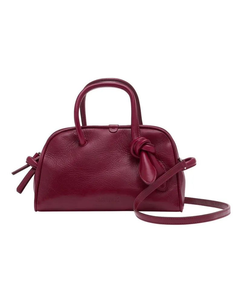 Jacquemus Le Petit Turismo  Leder Burgund Burgund