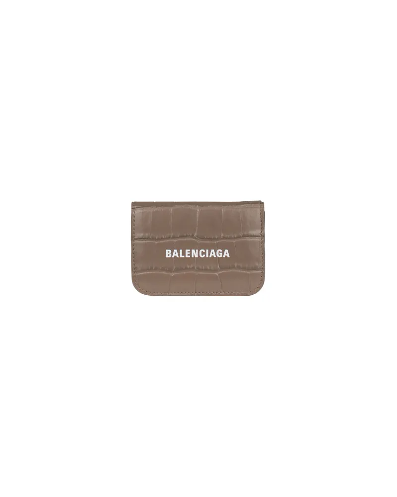 Balenciaga Wallet Cash Mini Nude