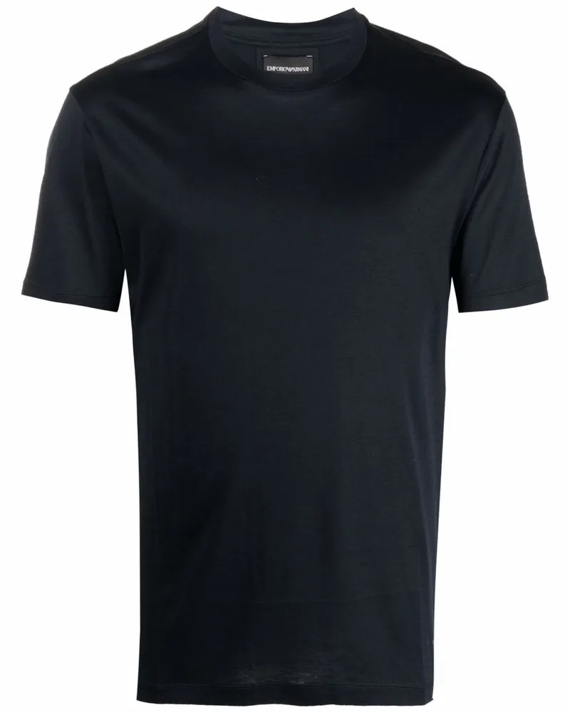 Emporio Armani Logo T -Shirt Blue