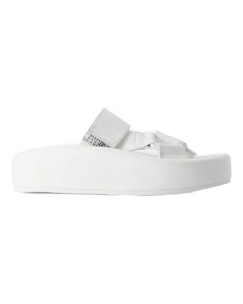 Maison Margiela Sandalen  Leder weiß Beige