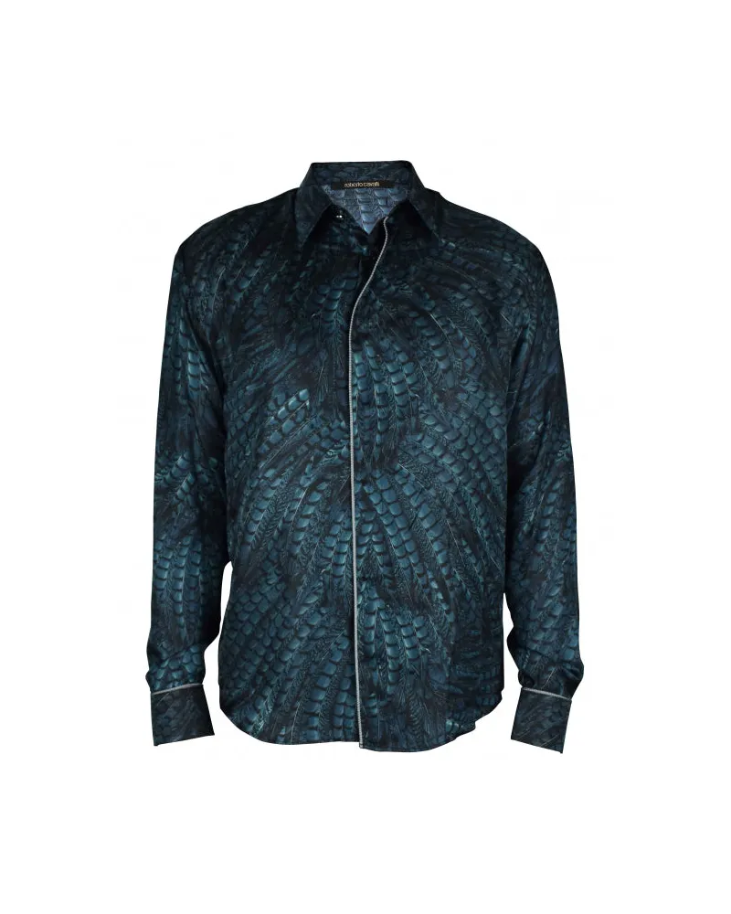 Roberto Cavalli Hemd Green