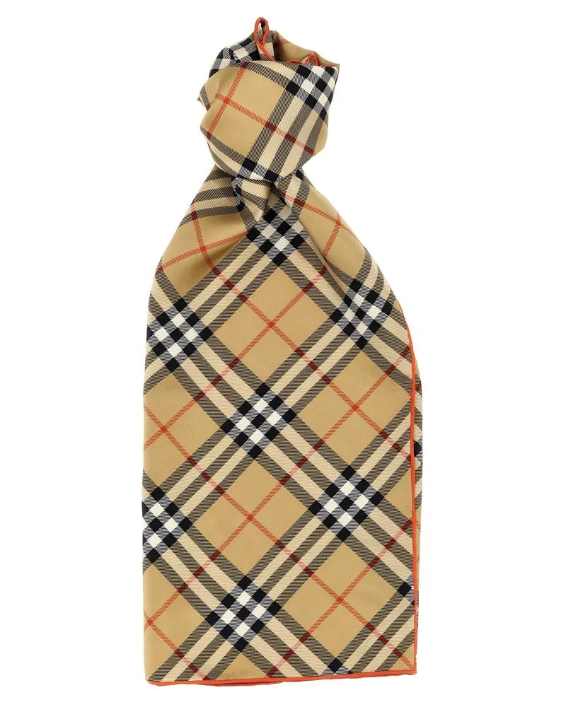 Burberry Check Seidenschal Multicolor