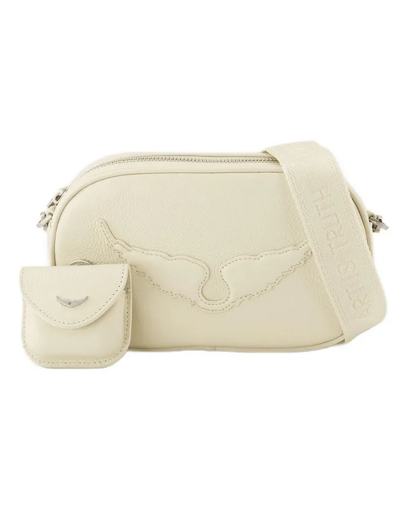 Zadig & Voltaire Rock mit dir Crossbody  Leder Weiß Weiß