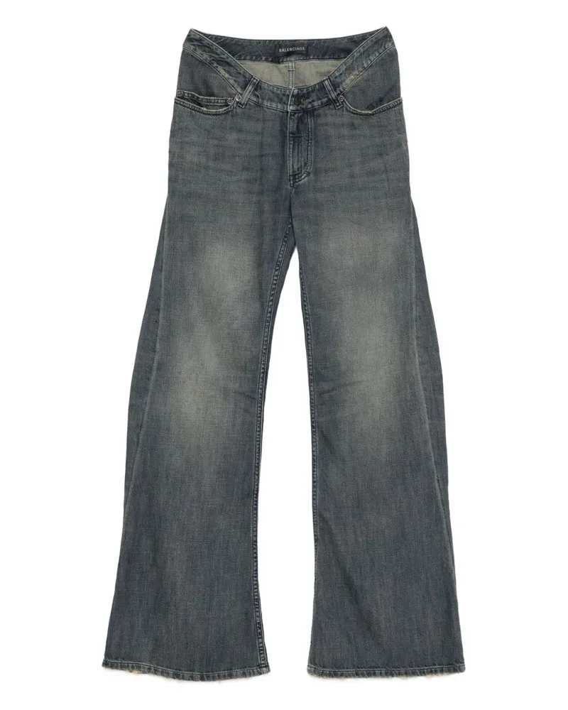 Balenciaga Denim-Baumwolljeans Grey