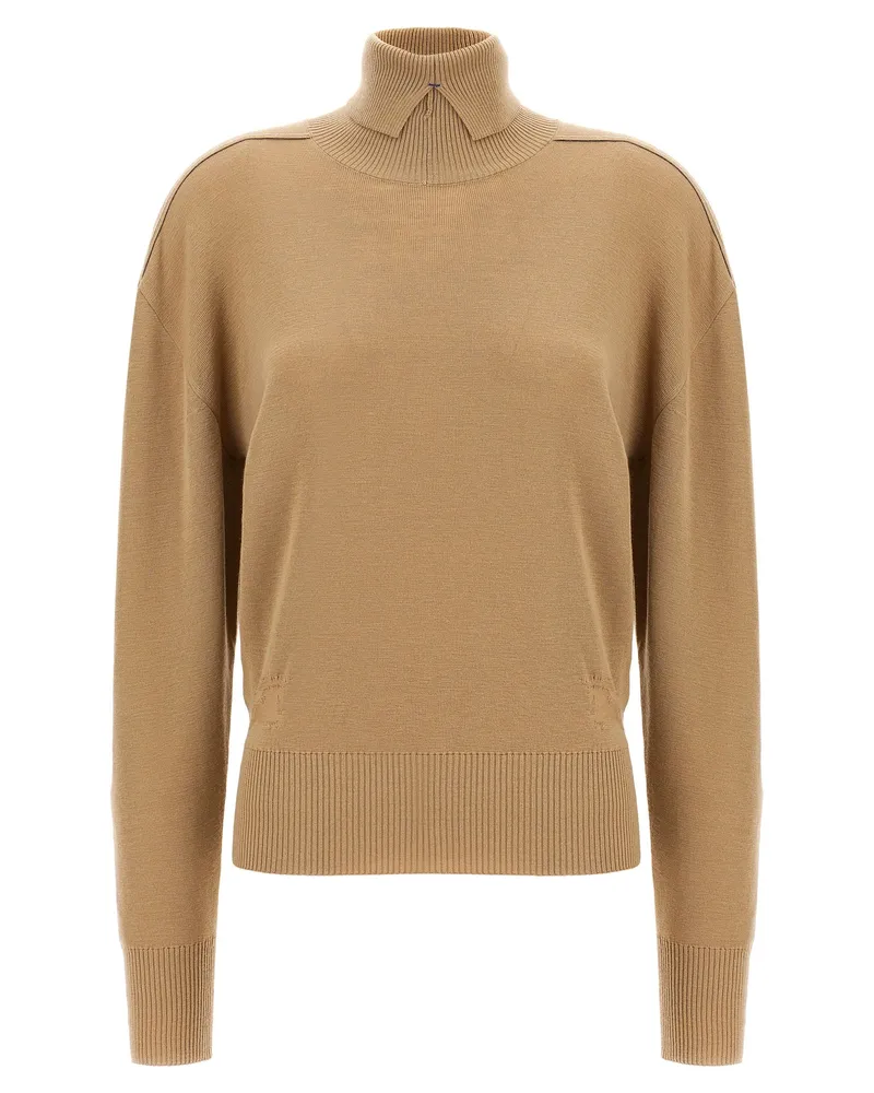 Burberry Turtle Neck -Pullover Beige