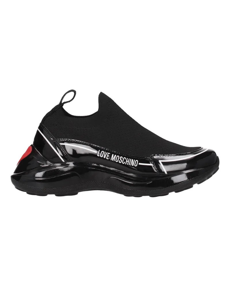 Moschino Liebe Moschino Sneakers Frau Stoff schwarz -
