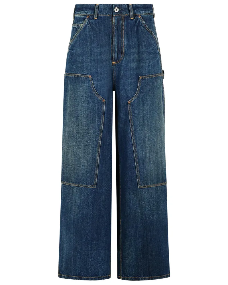 Maison Margiela Blaue Baumwolljeans „Carpenter“ von Blue