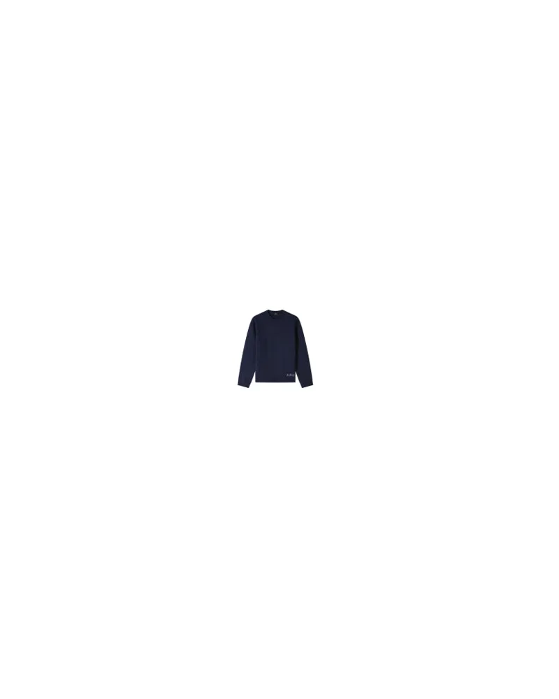 A.P.C. Pullover blau Blue