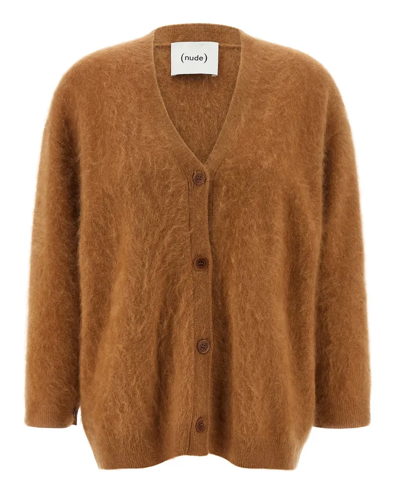 NUDE Cashmere Cardigan Brown