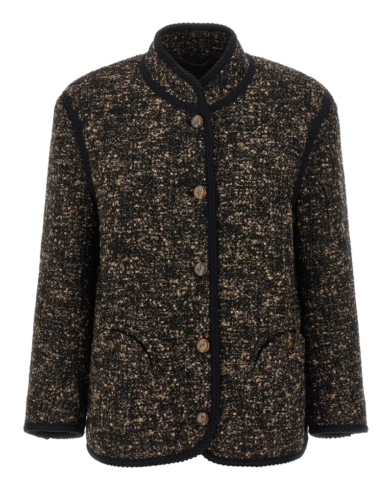 Blazé Milano Blazé Milano 'Katara Curly' Blazer Brown