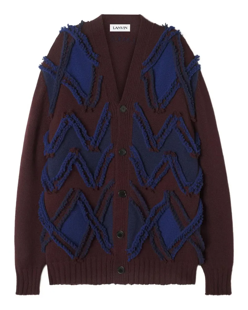 Lanvin Jacquard Cardigan Bacchus