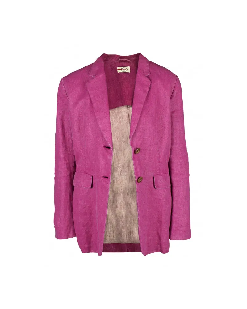 Prada Jacke in Leinen Pink