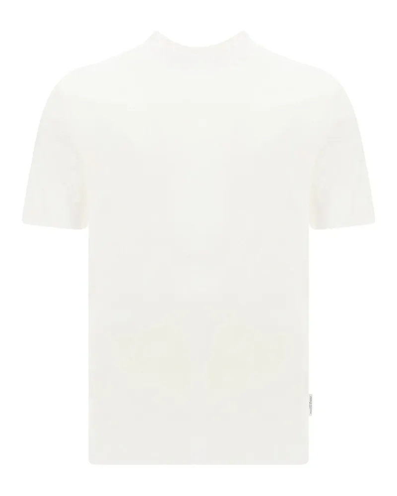 Paolo Pecora Milano Baumwoll -T -Shirt Weiß