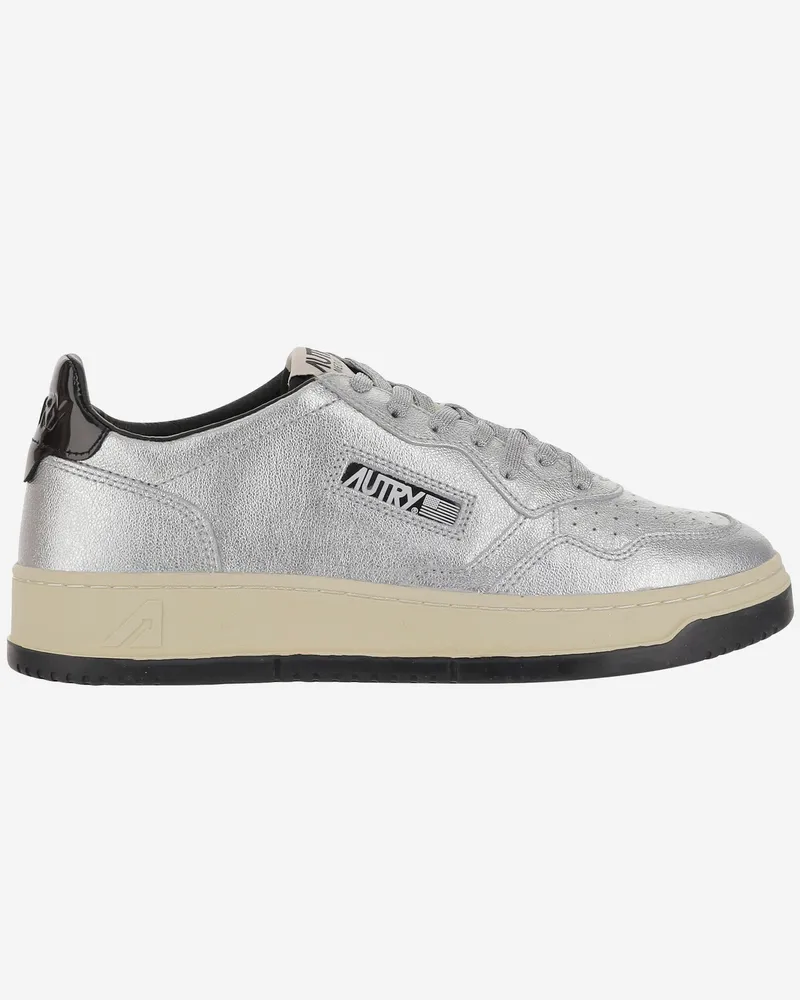 AUTRY Medaillengewinner niedriger Turnschuhe Silver