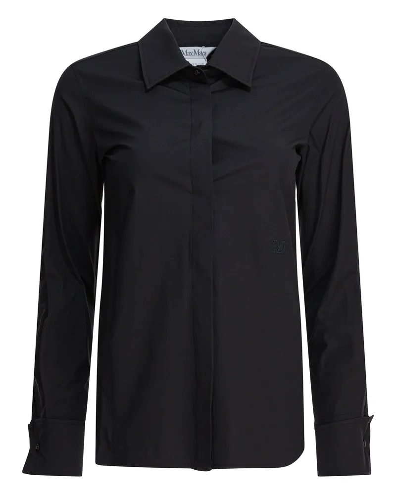 Max Mara Baumwollhemd Black