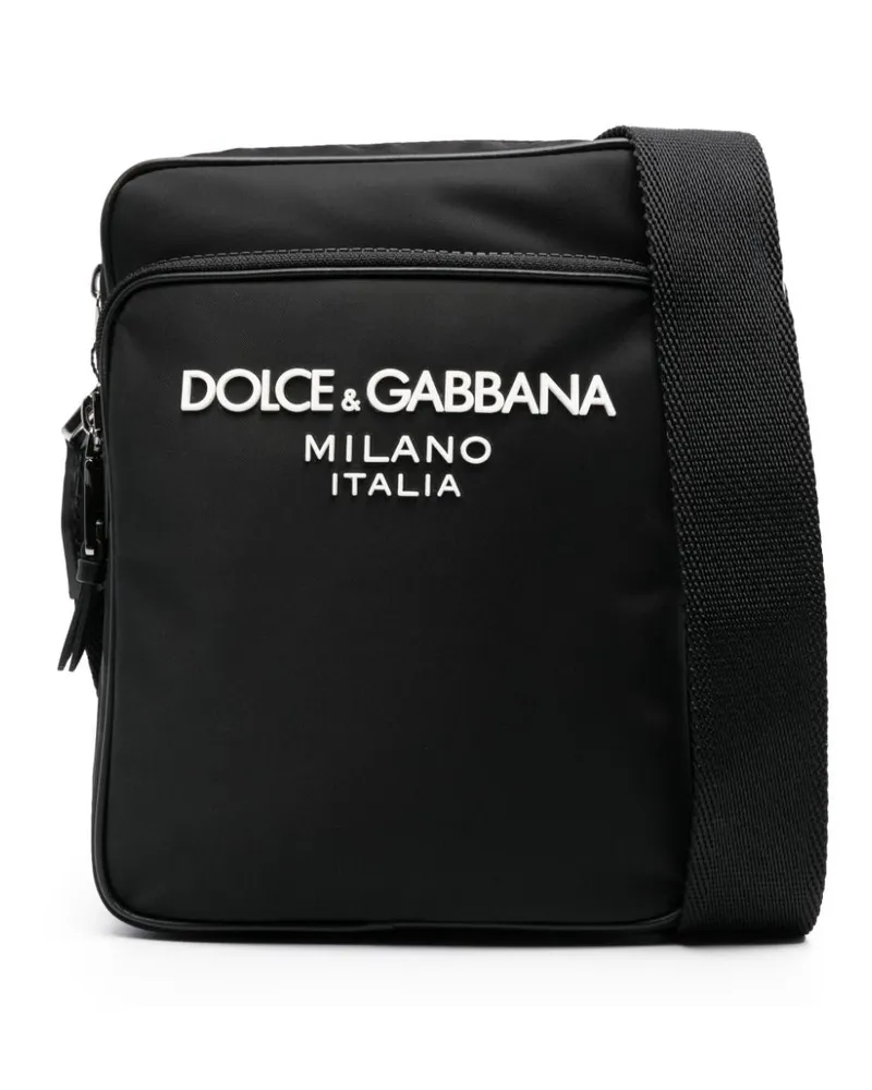 Dolce & Gabbana Nylon Crossbody Bag Schwarz