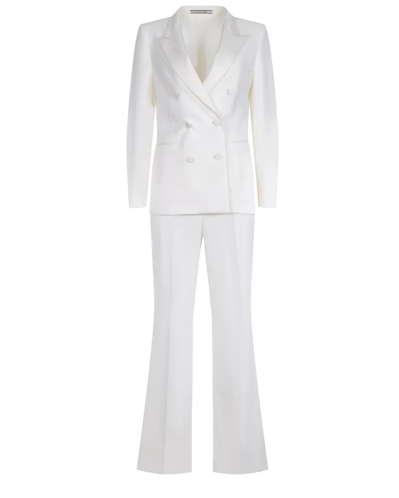 Tagliatore Tailleur  "S Parigi "aus jungfräulicher Wolle gemacht White