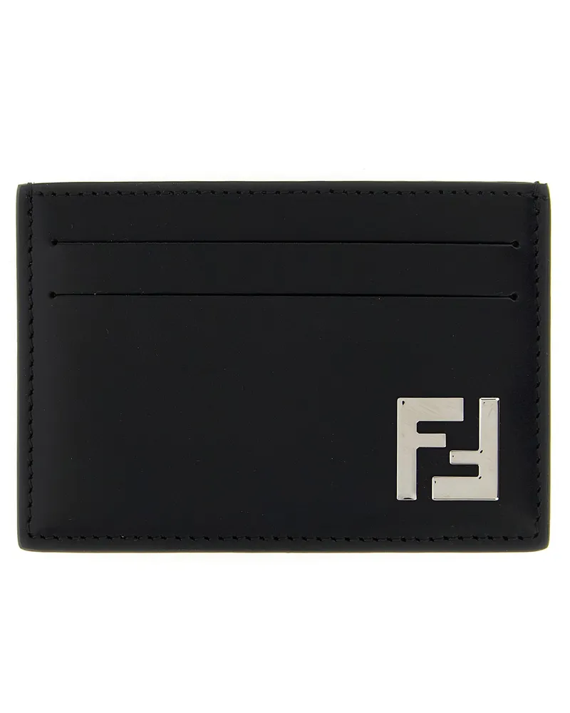Fendi Slim Squared FF' Kartenhalter Black