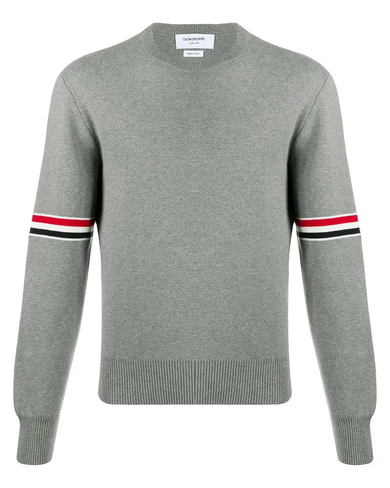 Thom Browne RWB -Baumwollpullover Grey