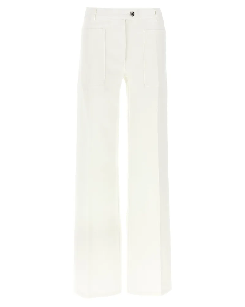 Ferragamo gerade Jeans White