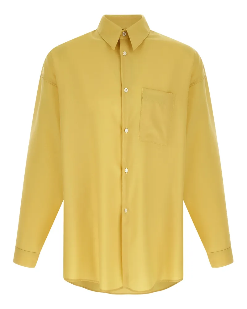 Marni Hemd „Tropical Wool Yellow