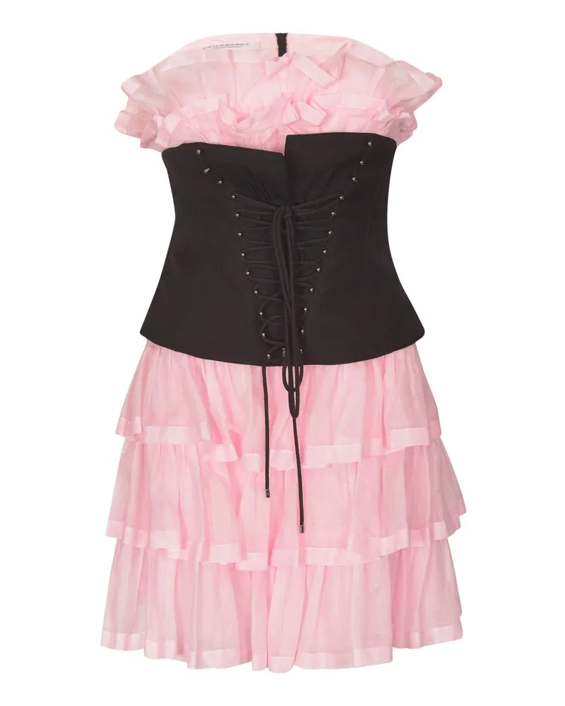 Philosophy Di Lorenzo Serafini Philosophie di Lorenzo Serafini Mini -Kleid Rosa