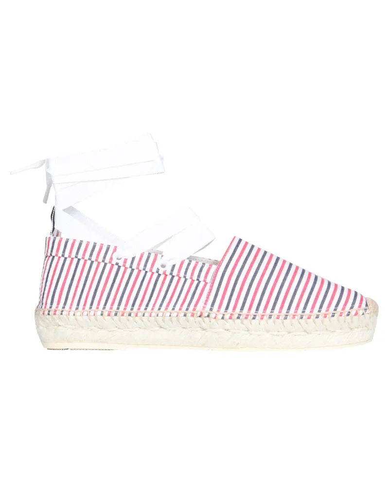 Thom Browne Seersucker Cotton Espadrilles Multicolour