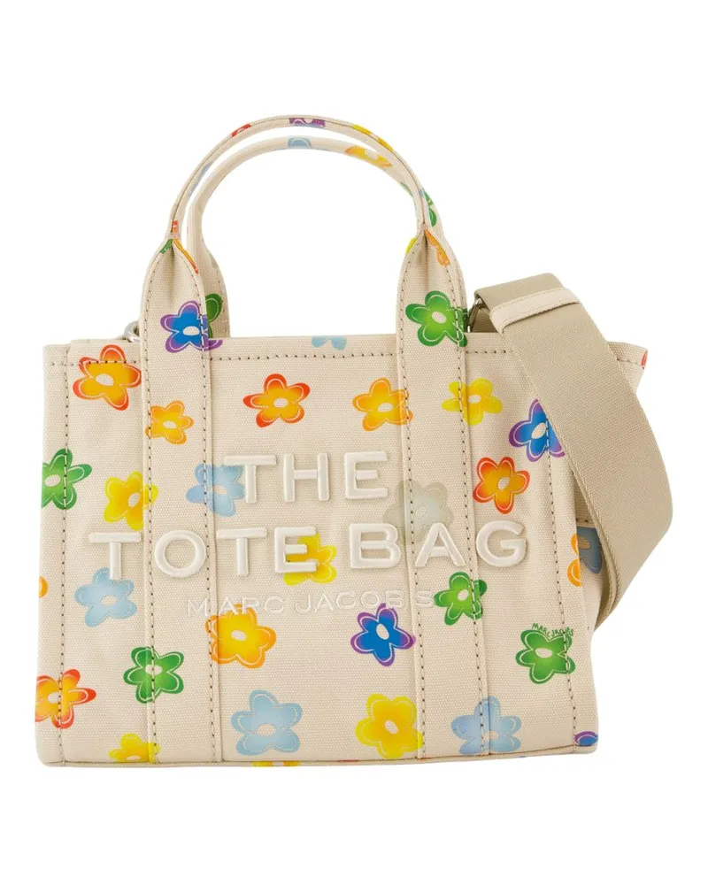 Marc Jacobs Die kleine Tasche  Baumwoll weiß Weiß