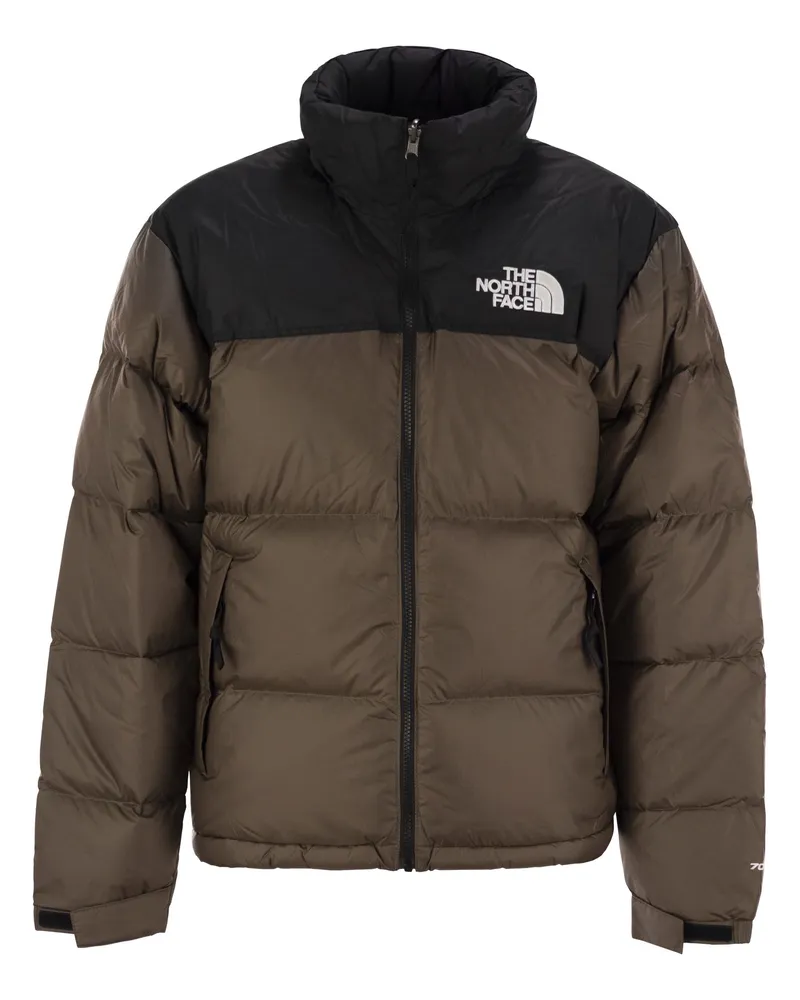 The North Face Die North Face Retro Nuptse 1996 Short Down Jacke Brown