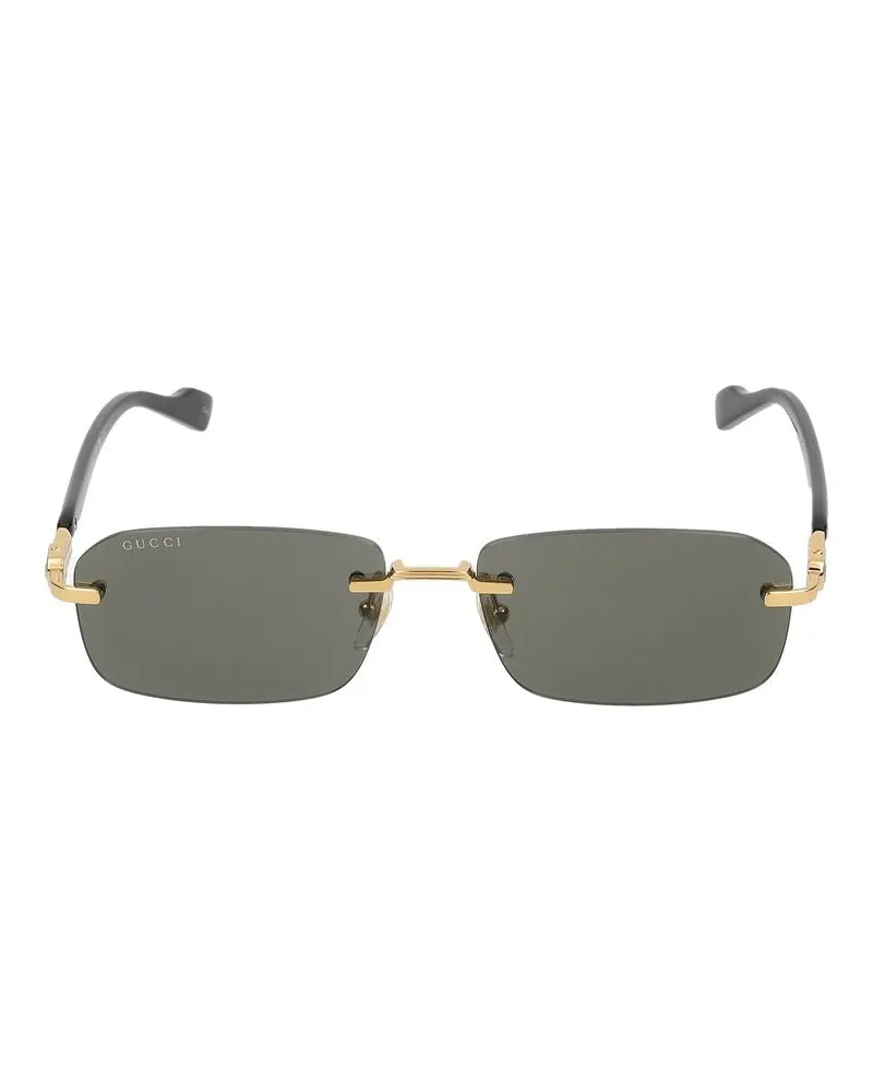 Gucci Sonnenbrille  GG1221 S 001 Gold Black Grey /16 /140 001