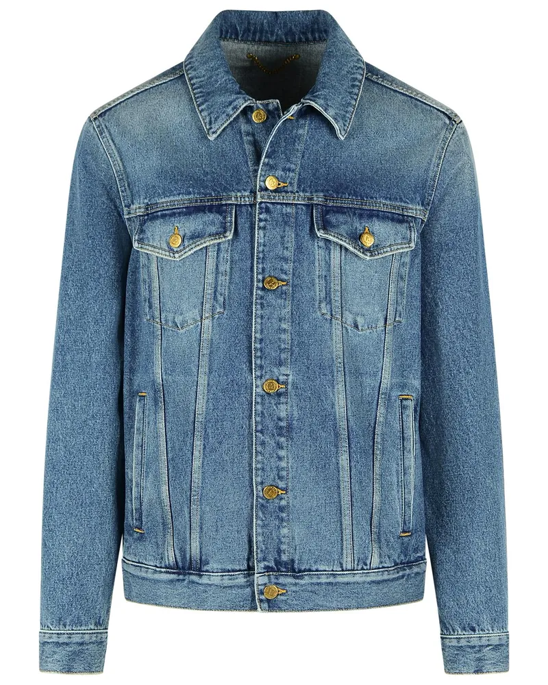 Golden Goose Blaue Baumwoll-Jeansjacke von Light