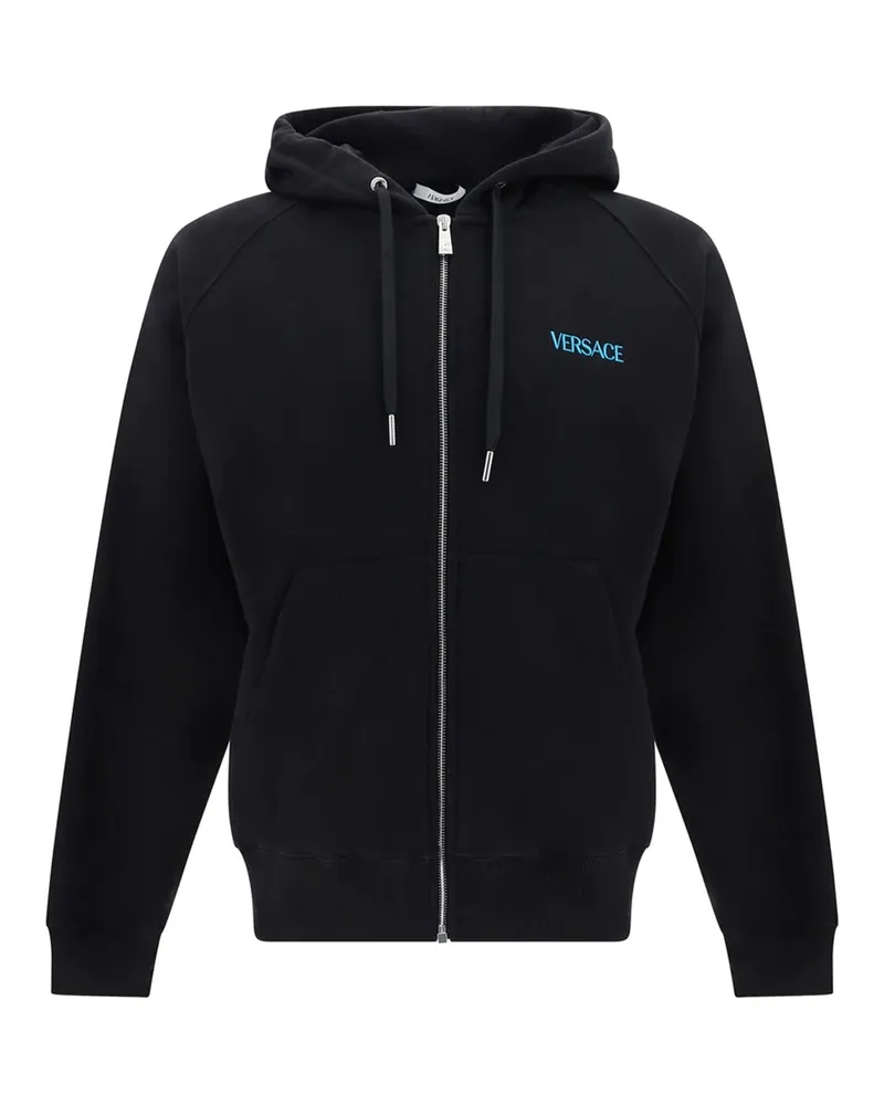 Versace Versace mit Kapuze -Sweatshirt Schwarz