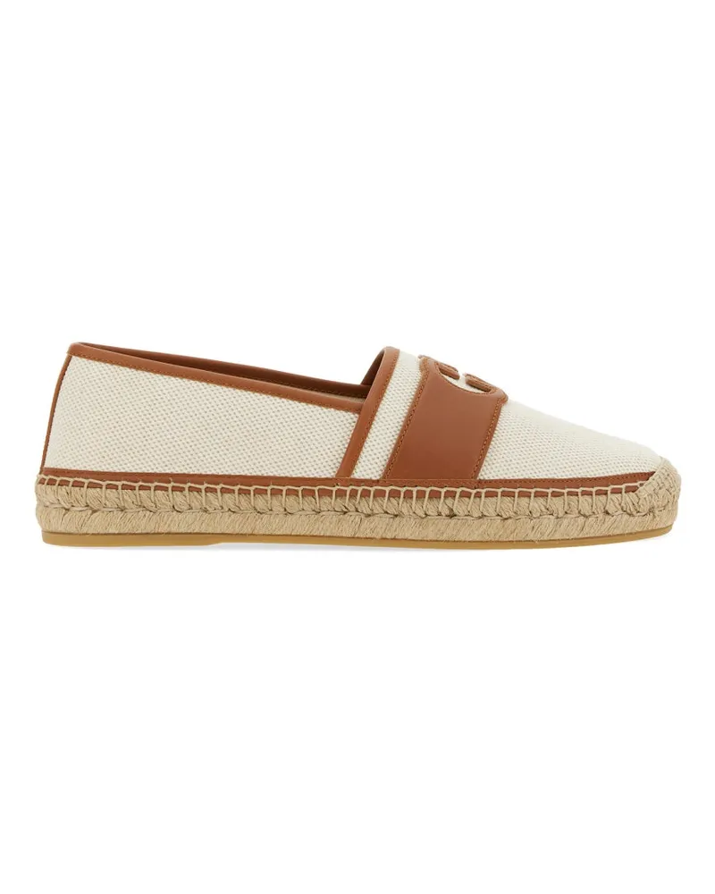 Gucci espadrilles mit Cross GG Brown