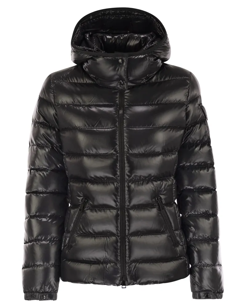 Moncler Bady Short Down Jacke mit Kapuze Black