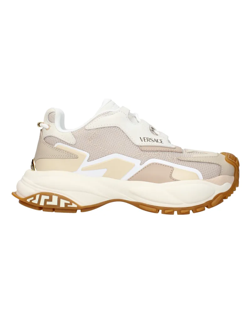 Versace Damens Sneakers Stoff Beige/Hellbeige -