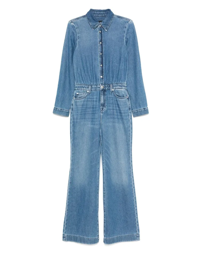 Seven7 Sieben Hilo -Denim -Jumpsuit Clear