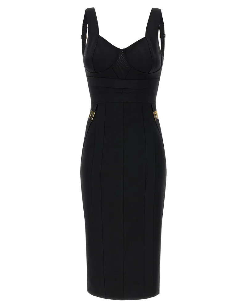 Elisabetta Franchi Korsettkleid Black