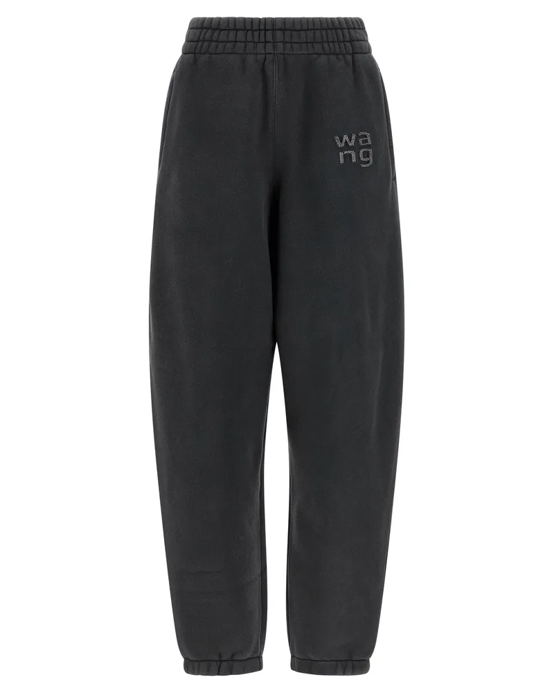 Alexander Wang Hotfix Logo“-Jogginghose Black