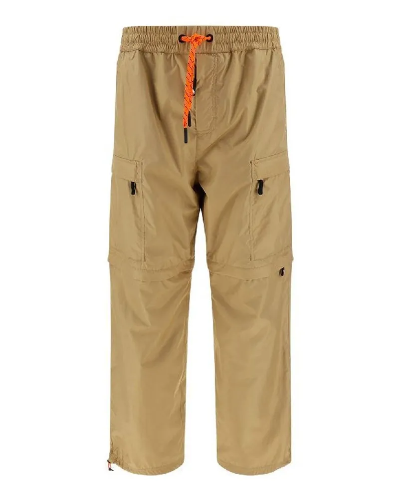 Moncler Grenoble Nylon Frachthose Beige