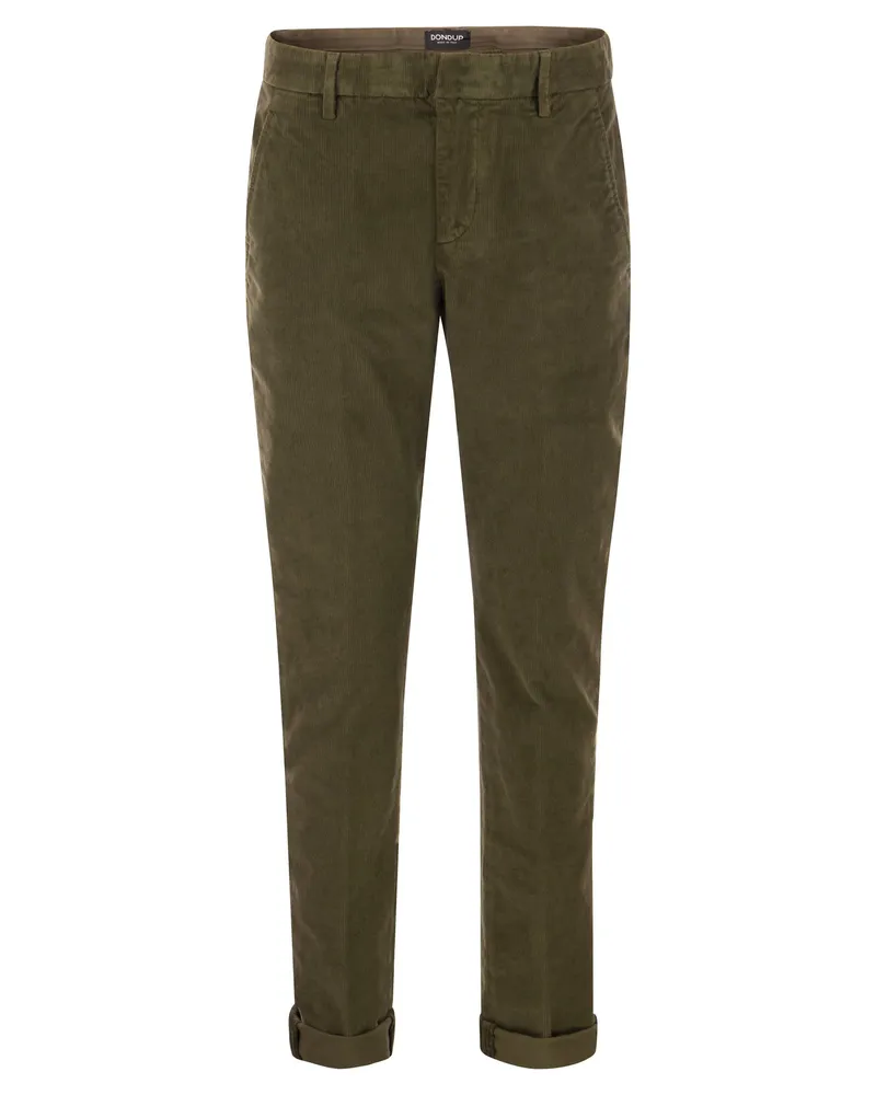 Dondup GAUBERT SLIM SLIM SLIMMILLERAIES HOSEN Militärgrün